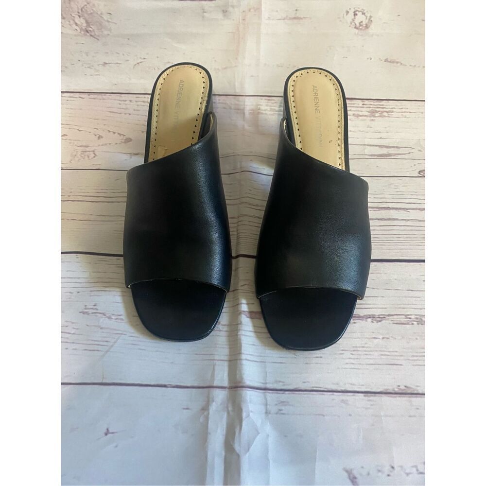 Adrienne Vittadini Open Toe Block Heel Size 9.5 - image 3